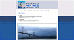 Desktop Screenshot of phileasfoggsventures.com